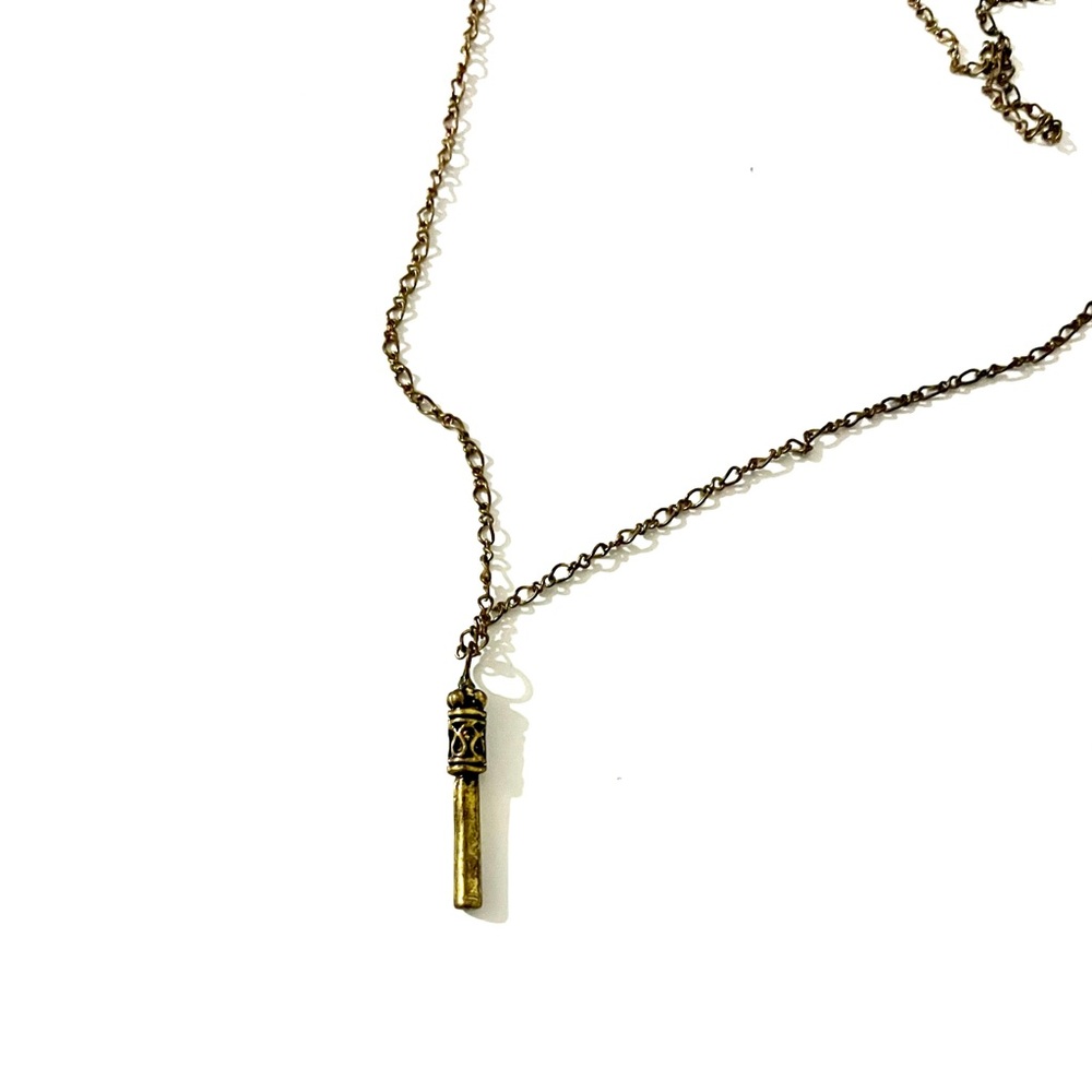 Urban Outfitters minimal long pendant necklace